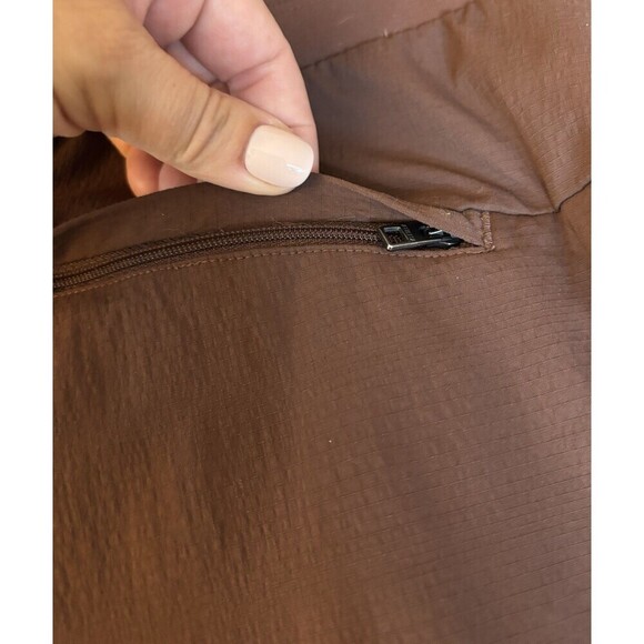 ATHLETA Trekkie Mid Rise Legacy Joggers Women 24 Cognac Brown Hiking Athleisure - Picture 8 of 15